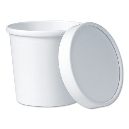 DART Flexstyle Food Lid Container, 3.6 Dia., 12.1oz, White, PK250 KHSB12A-2050